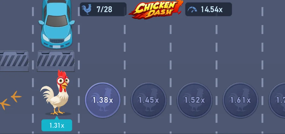 Chicken Dash game casino