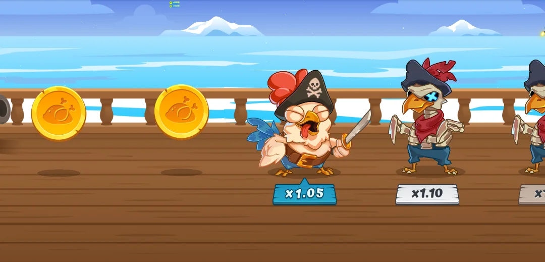 Chicken Pirate game