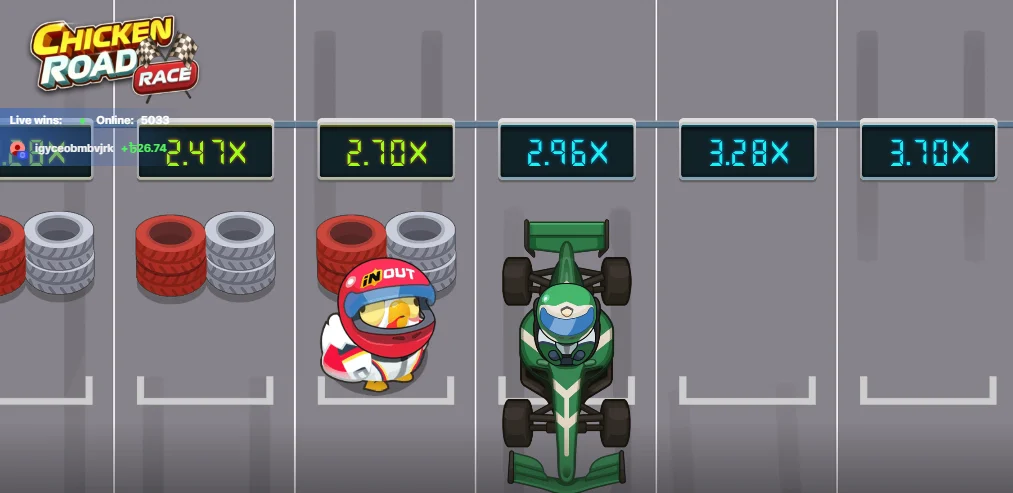Chicken Road Race game demo