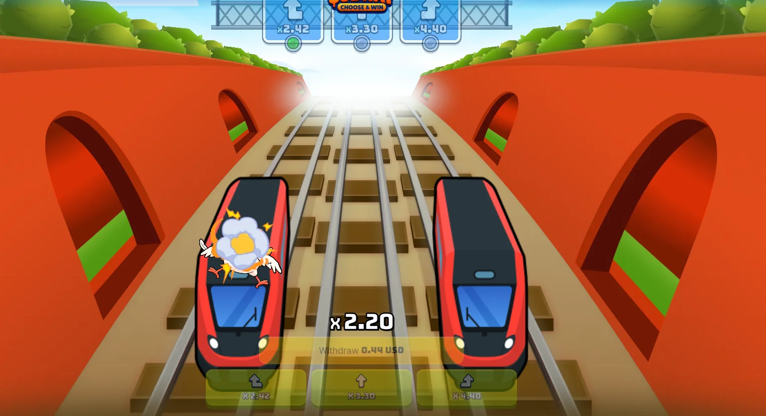 Chicken Subway game casino