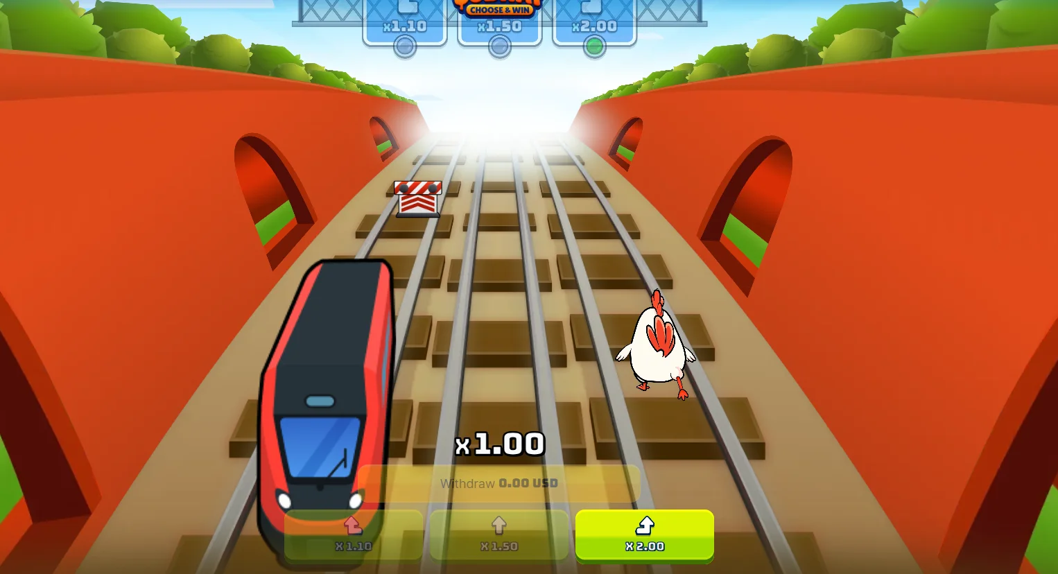 Chicken Subway game