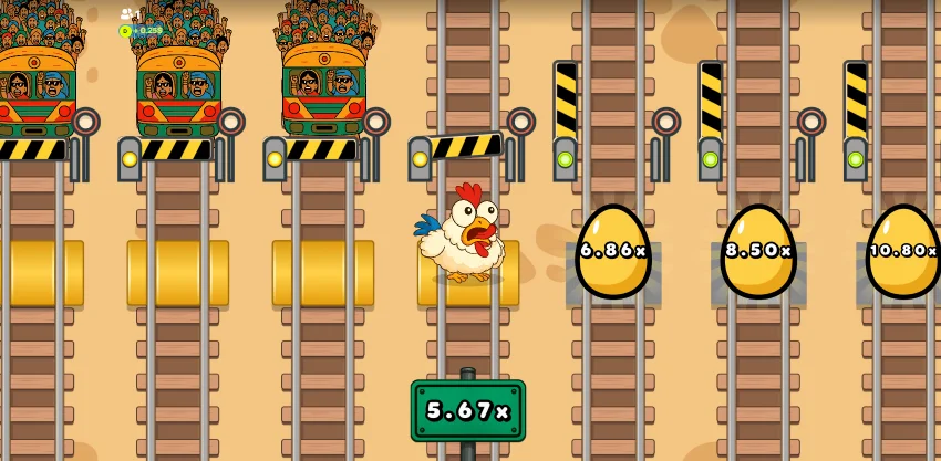 Chicken Train game casino
